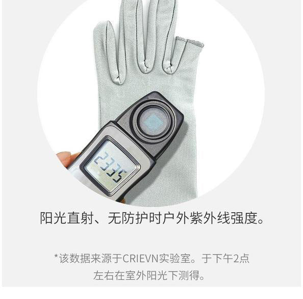 Half-Finger Gloves, High-End, Simple, Cycling and Driving, Touch Screen, Men's Loose Ice Silk Sunscreen, Two-Finger Women's Summer Manicure